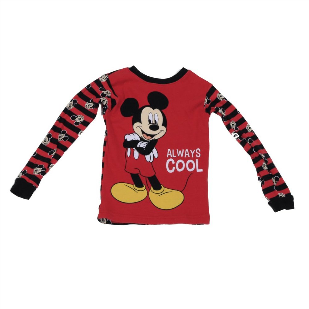 EUC Childs Micky Mouse Red Long Sleeve Top